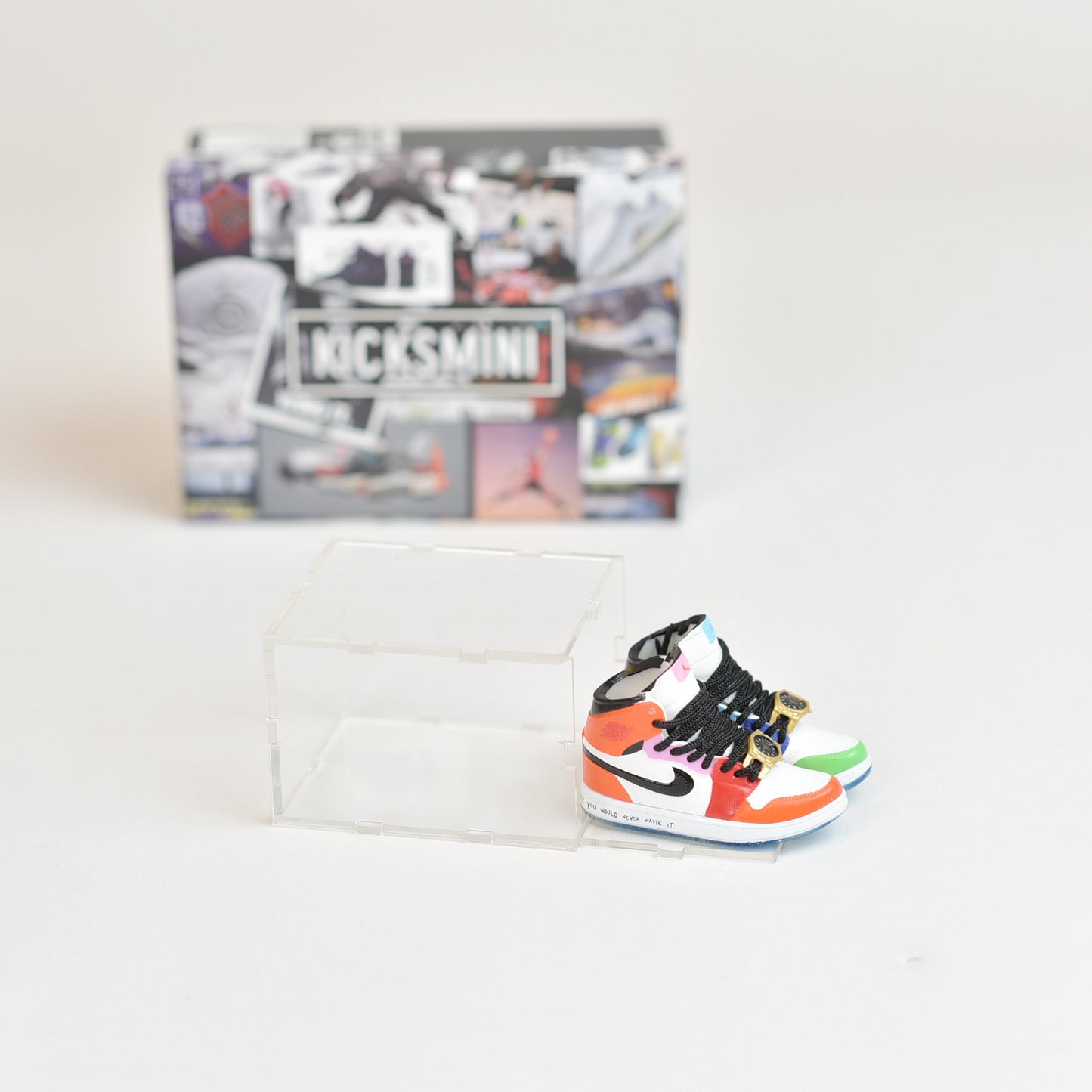 AJ1 Mini Sneakers Collection with Display Case