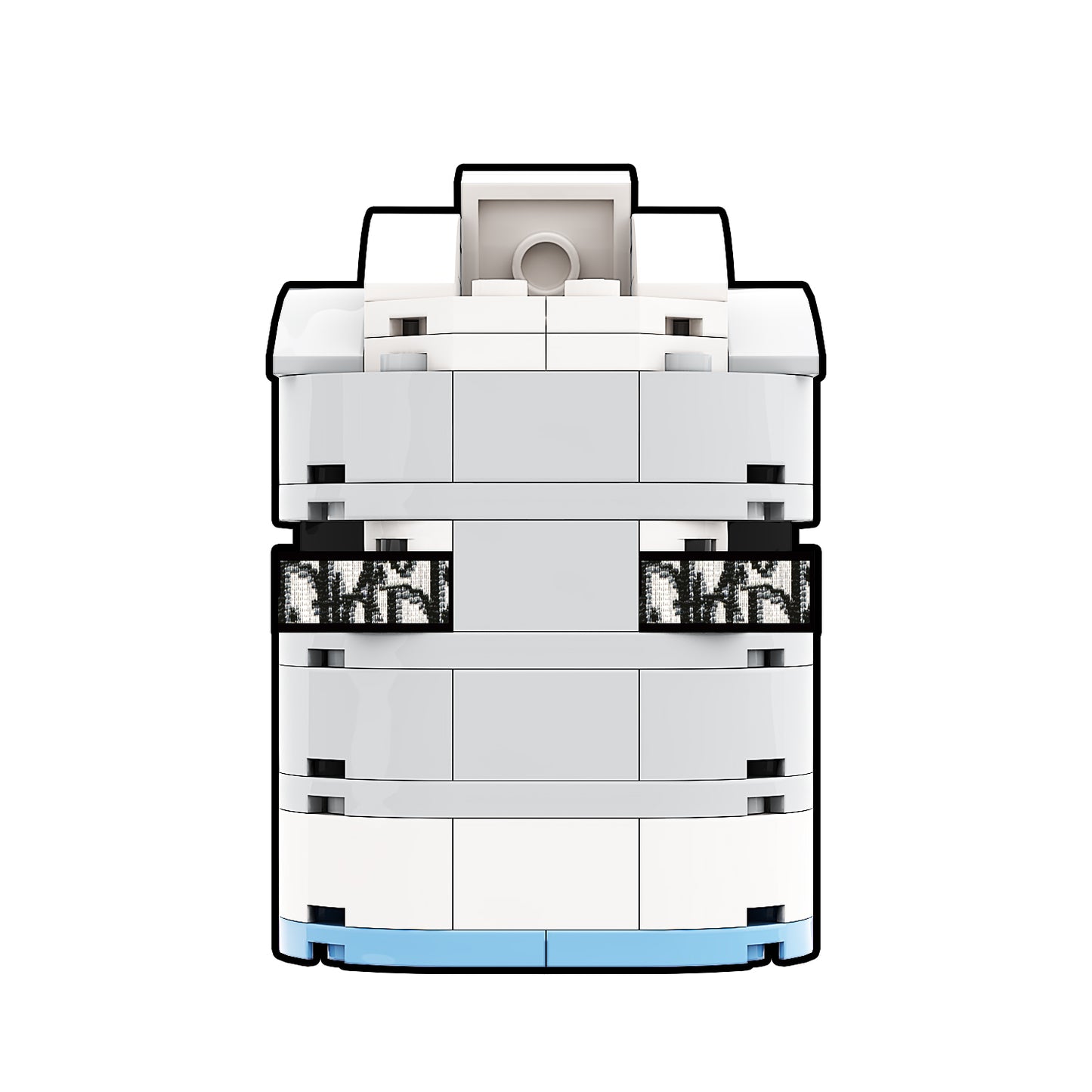 Small Size "AJ1 DIOR High" Sneakerbricks with Mini Figure