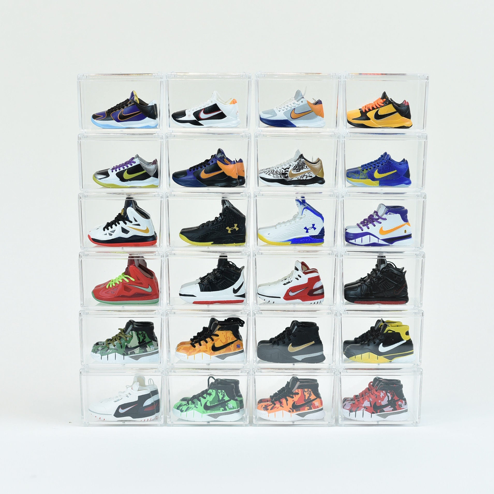 Kobe Bryant/LeBron James/Steph Curry Mini Sneaker Collection with