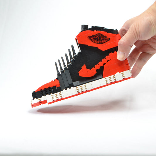 #sneaker bricks# - #hypebrickz# - #sneakergifts# - #Custom Air Jordan 1 Banned LEGO Style#