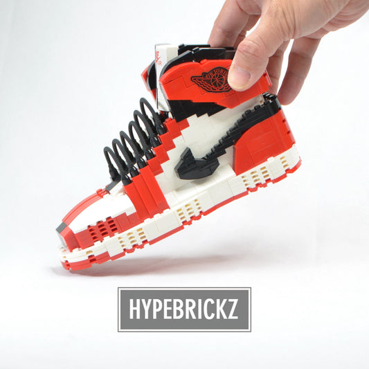 #sneaker bricks# - #hypebrickz# - #sneakergifts# #Custom Air Jordan 1 Homage To Home LEGO Style