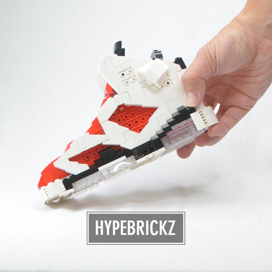 #sneaker bricks# - #hypebrickz# - #sneakergifts# - Custom AJ6 Carmine LEGO Style