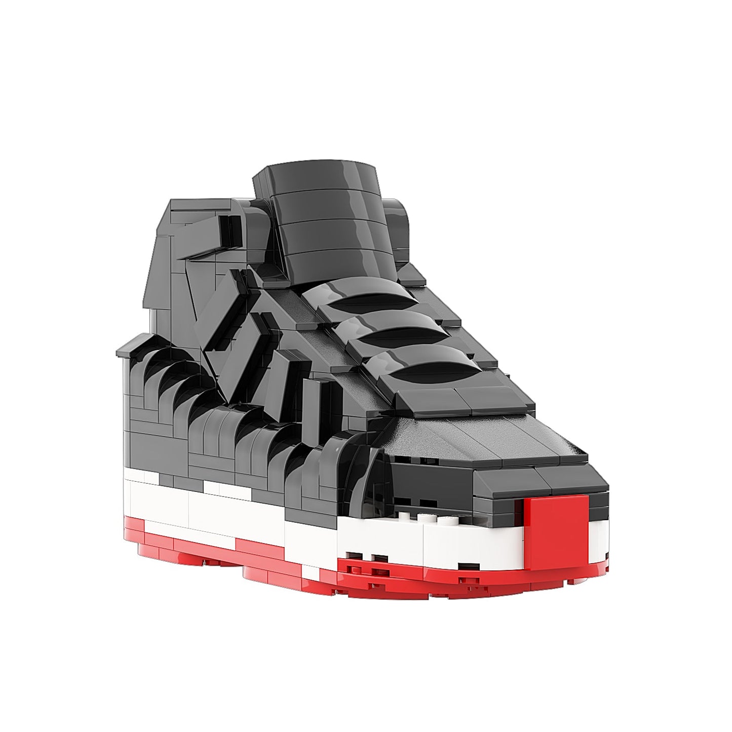 #sneaker bricks# - #hypebrickz# - #sneakergifts# - Custom Nike Air Jordan 11 Bred Sneaker LEGO Style