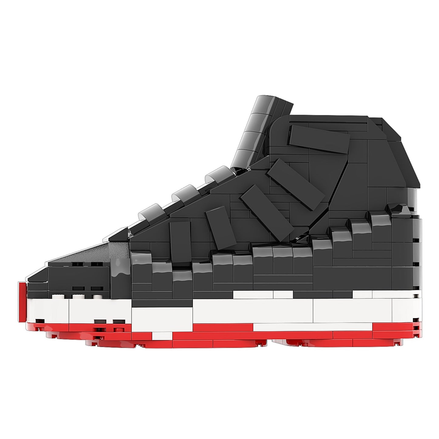 #sneaker bricks# - #hypebrickz# - #sneakergifts# - Custom Nike Air Jordan 11 Bred Sneaker LEGO Style