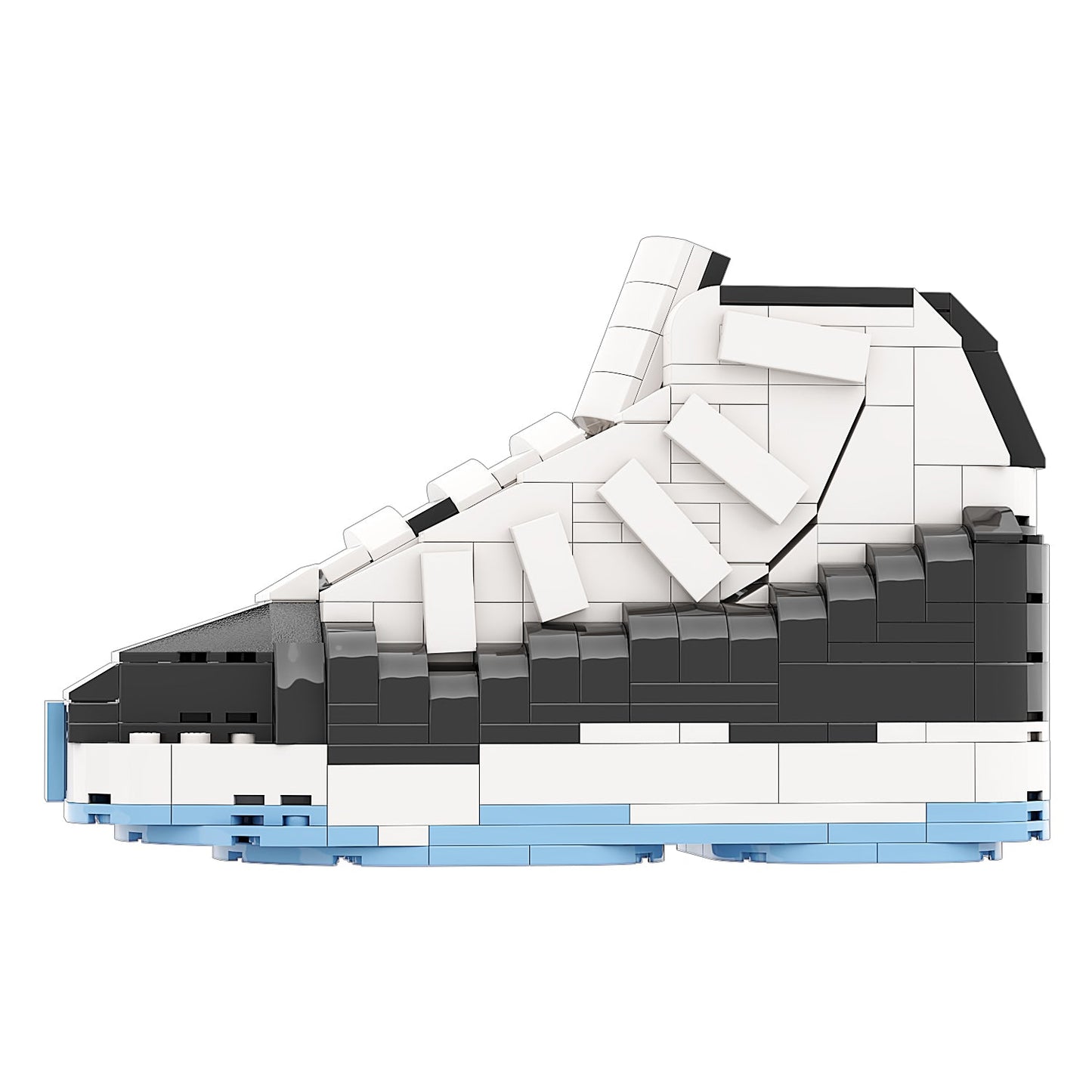 #sneaker bricks# - #hypebrickz# - #sneakergifts# - Custom Nike Air Jordan 11 Concord Sneaker LEGO Style