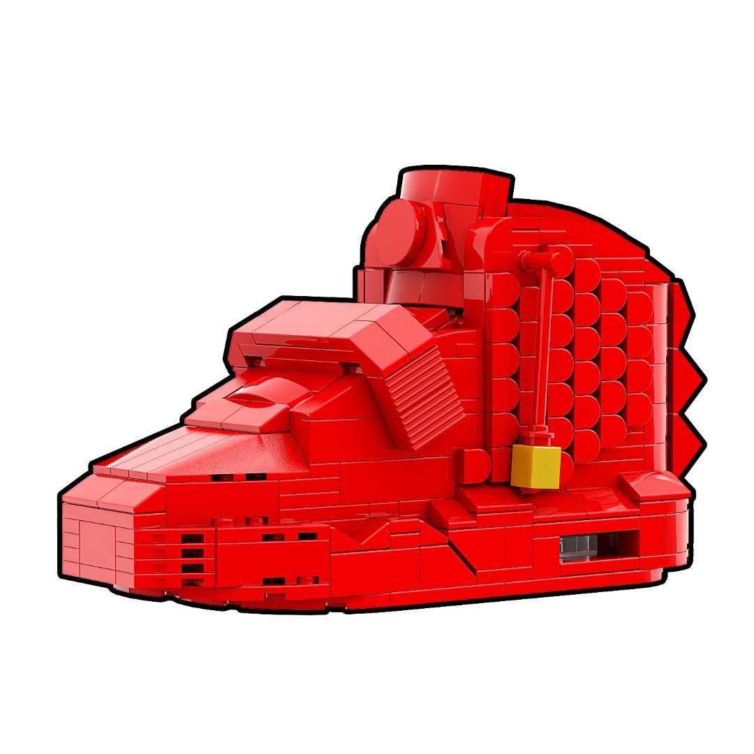 #sneaker bricks# - #hypebrickz# - #sneakergifts# - Custom Nike Air Yeezy Red October Sneaker LEGO Style