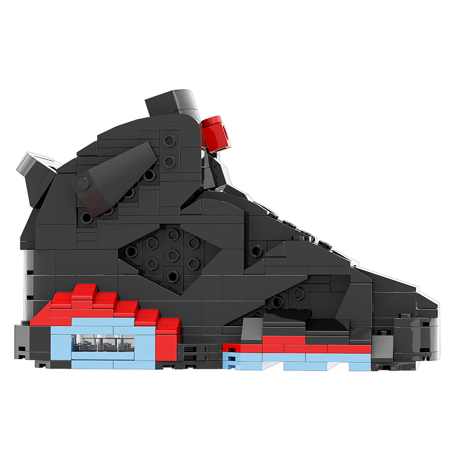 #sneaker bricks# - #hypebrickz# - #sneakergifts# - Custom Nike Air Jordan 6 Infrared Sneaker LEGO Style