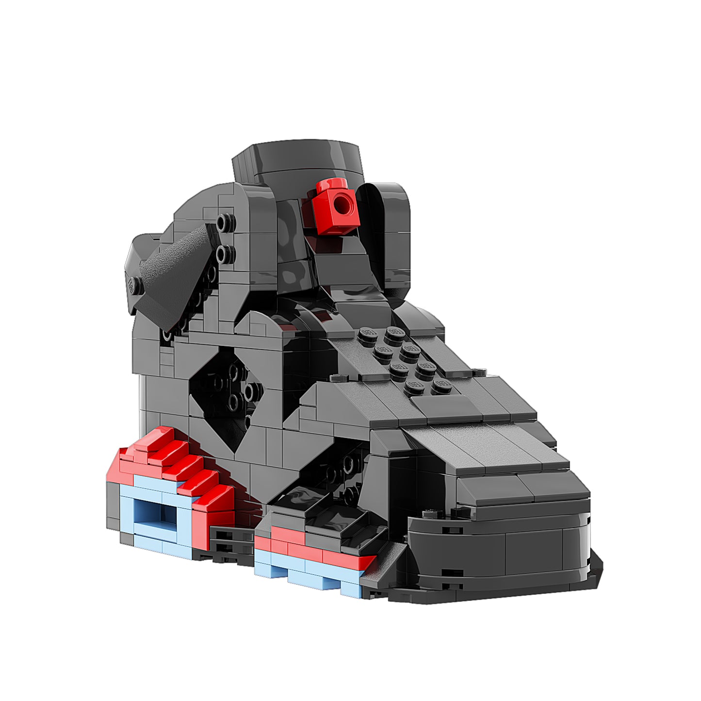 #sneaker bricks# - #hypebrickz# - #sneakergifts# - Custom Nike Air Jordan 6 Infrared Sneaker LEGO Style