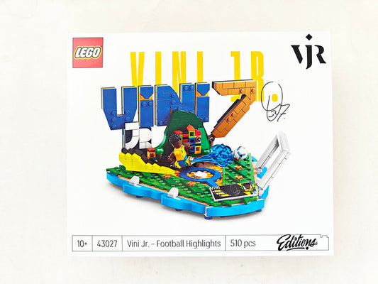 LEGO Editions Vini Jr. (43027) Turns Speed and Style Into a Compact Soccer Display Set