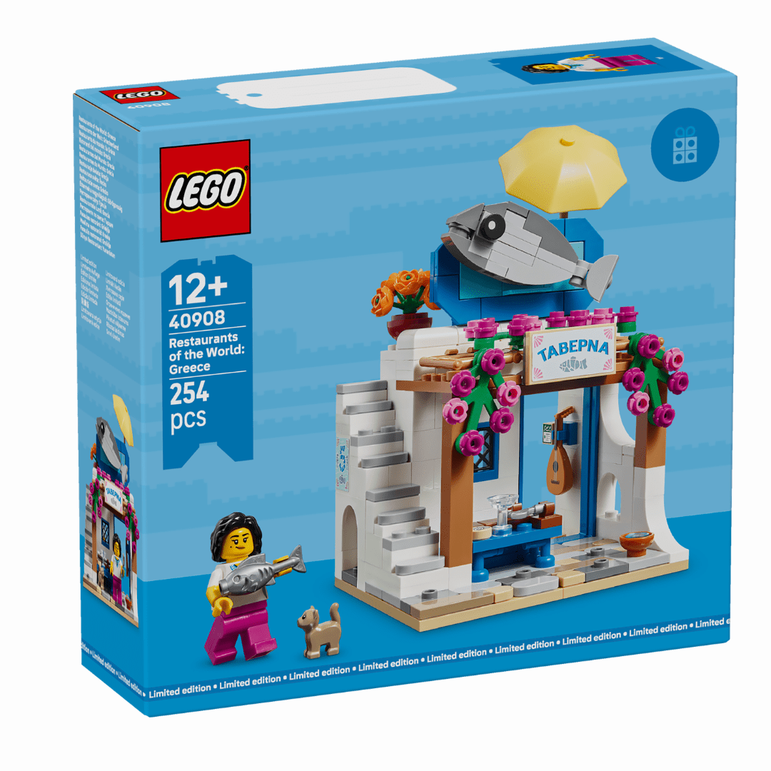 LEGO 40908 Restaurants of the World: Greece Arrives August 11 as the Third Entry in the 2026 GWP Series - HYPEBRICKZ