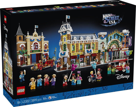 LEGO Disney Main Street, U.S.A. (43302) Brings a Full Park Entrance to the Display Shelf - HYPEBRICKZ