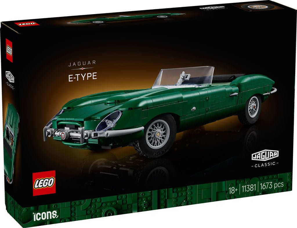 LEGO Icons 11381 Jaguar E-Type Brings One of Motoring's Most Famous Shapes Into the Display Garage - HYPEBRICKZ
