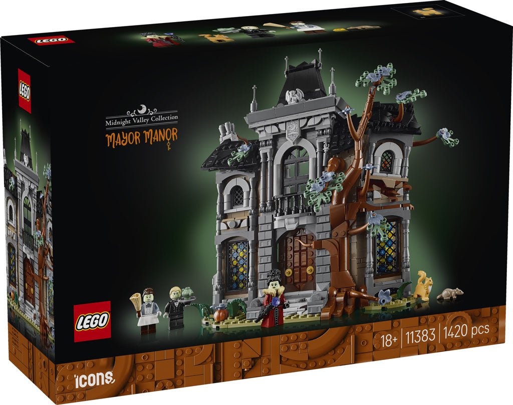 LEGO Icons 11383 Mayor Manor Introduces a Crooked New Haunted House Line Just in Time for Halloween - HYPEBRICKZ