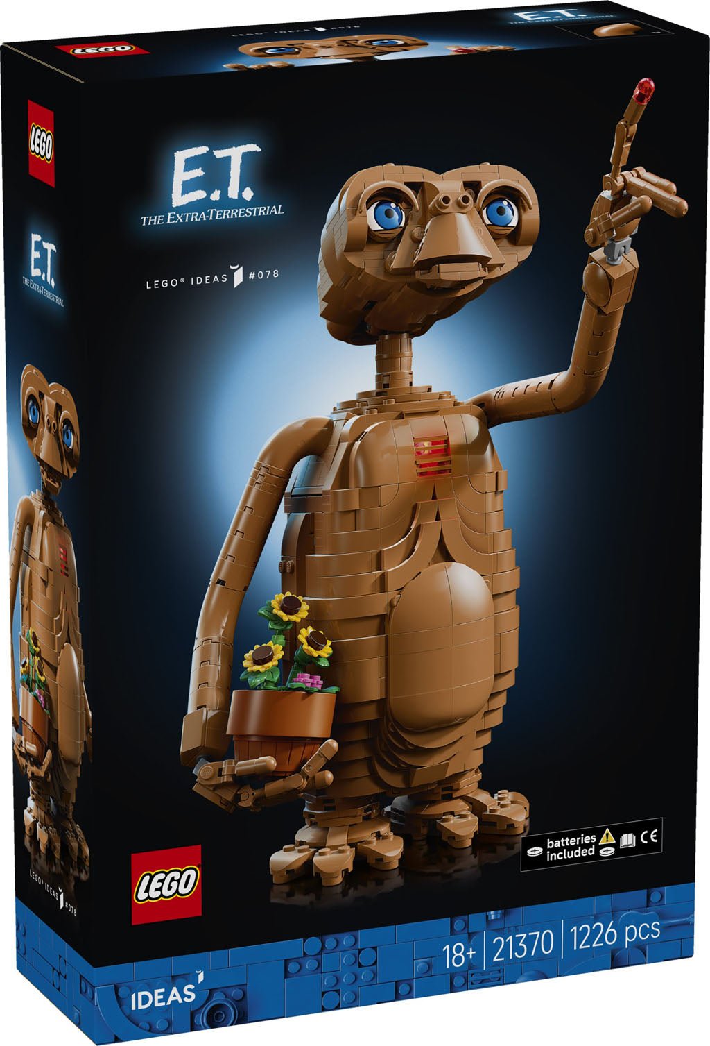 LEGO Ideas 21370 E.T. the Extra-Terrestrial Revealed as a Nostalgia Driven Display Build Launching August 1 - HYPEBRICKZ