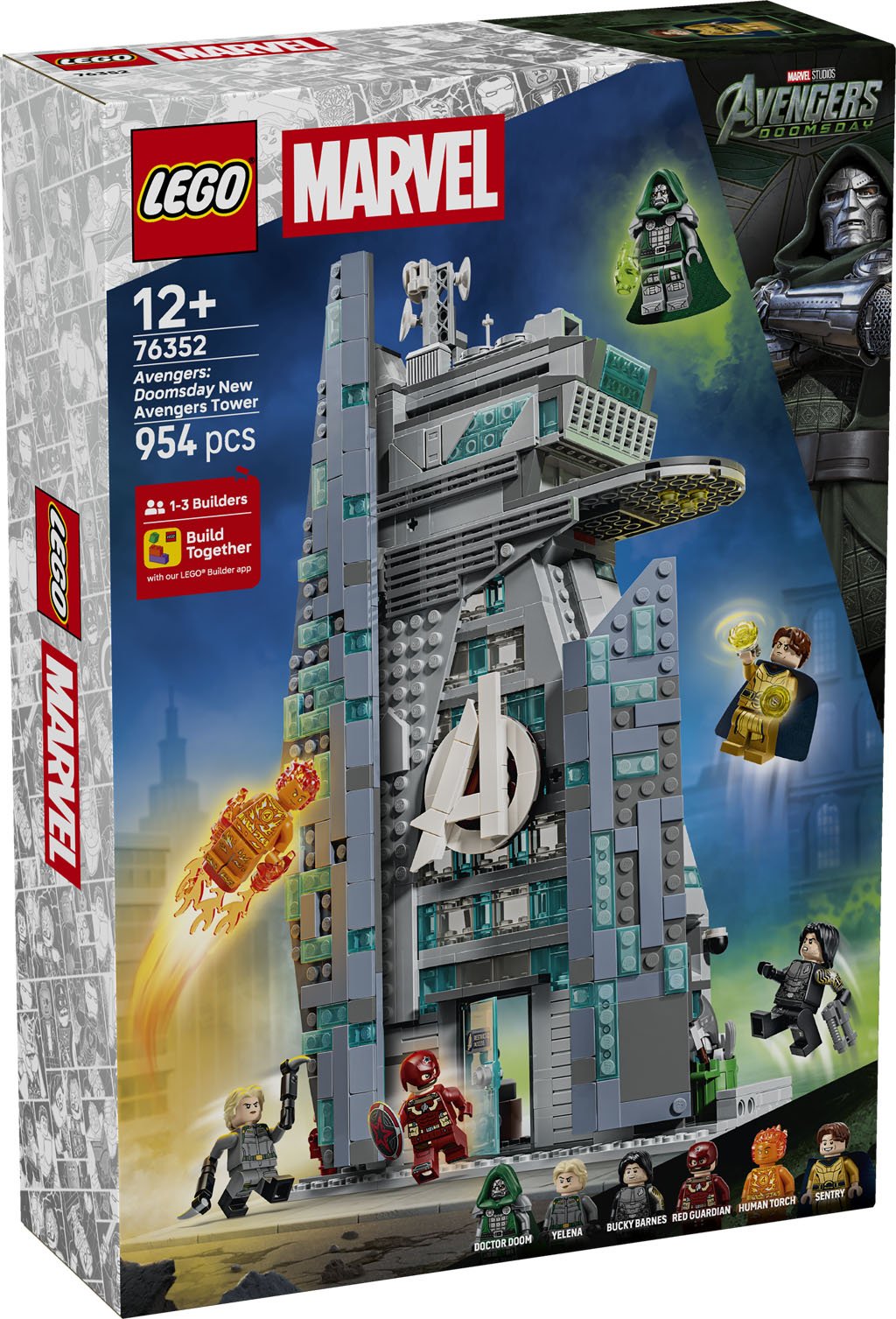LEGO Marvel Avengers: Doomsday Gets Five New Sets Led by a Doctor Doom Bust and a Battle Ready Avengers Tower - HYPEBRICKZ