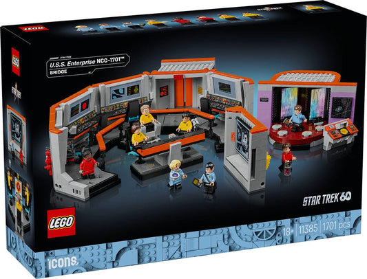 LEGO Star Trek U.S.S. Enterprise NCC-1701 Bridge Brings the Original Series Crew to a 1,701-Piece Display - HYPEBRICKZ