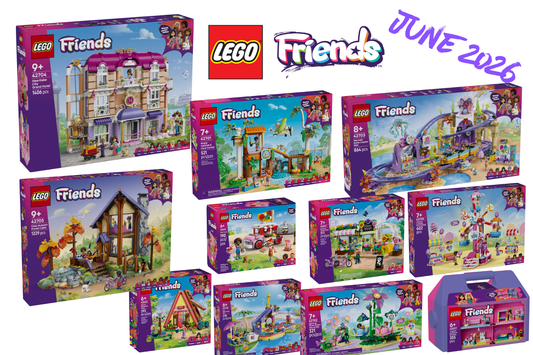 Summer 2026 LEGO Friends Sets Bring Forest Cabins, Hotel Glamour, and Theme Park Energy - HYPEBRICKZ