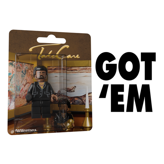 Drake | Take Care Era–Inspired Custom Mini Brick Figure | Collectible Brick Art