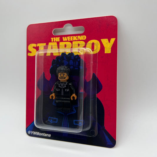 The Weeknd | Starboy–Inspired Custom Mini Brick Figure