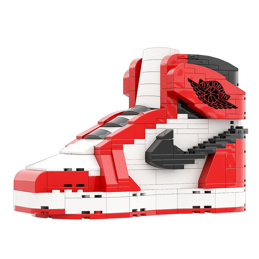 REGULAR "AJ1 Chicago" Sneaker Bricks with Mini Figure