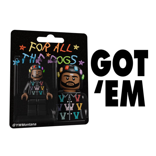 Drake | For All The Dogs–Inspired Custom Mini Brick Figure