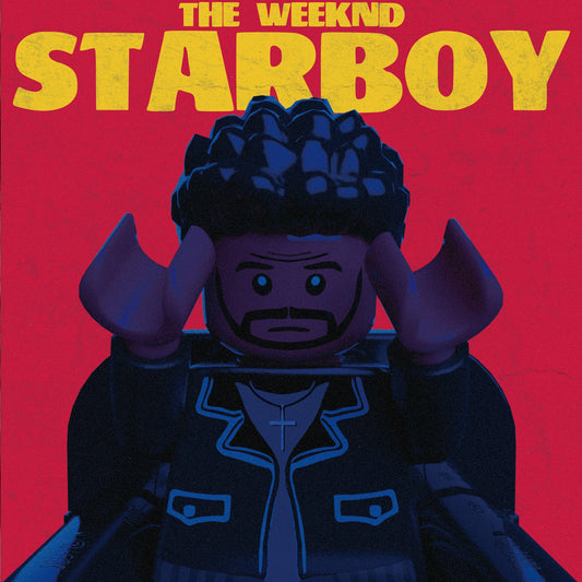 The Weeknd | Starboy–Inspired Custom Mini Brick Figure