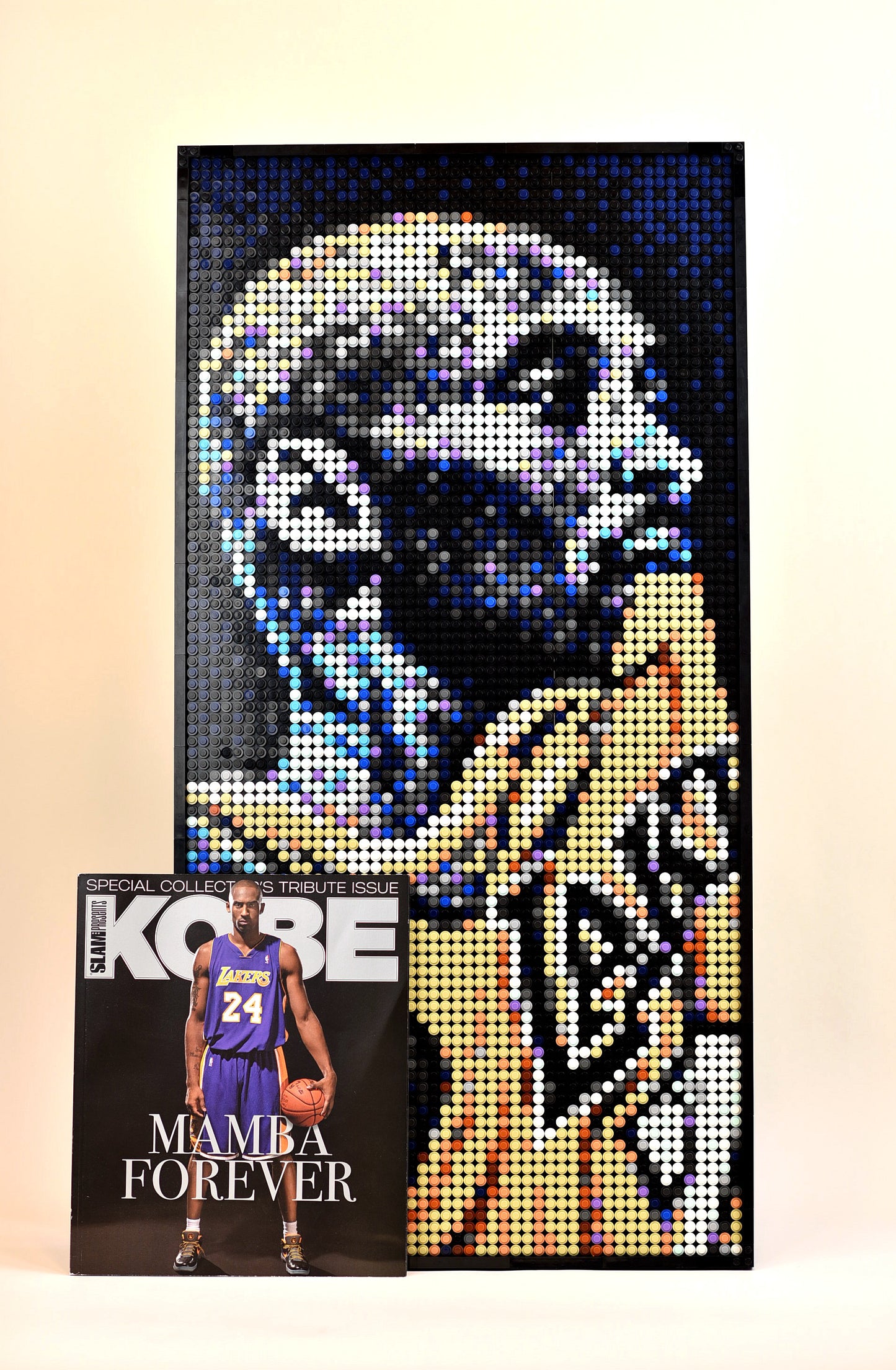 HYPEBRICKZ PIXEL BRICKS "Kobe Bryant" Display Wall Décor Set