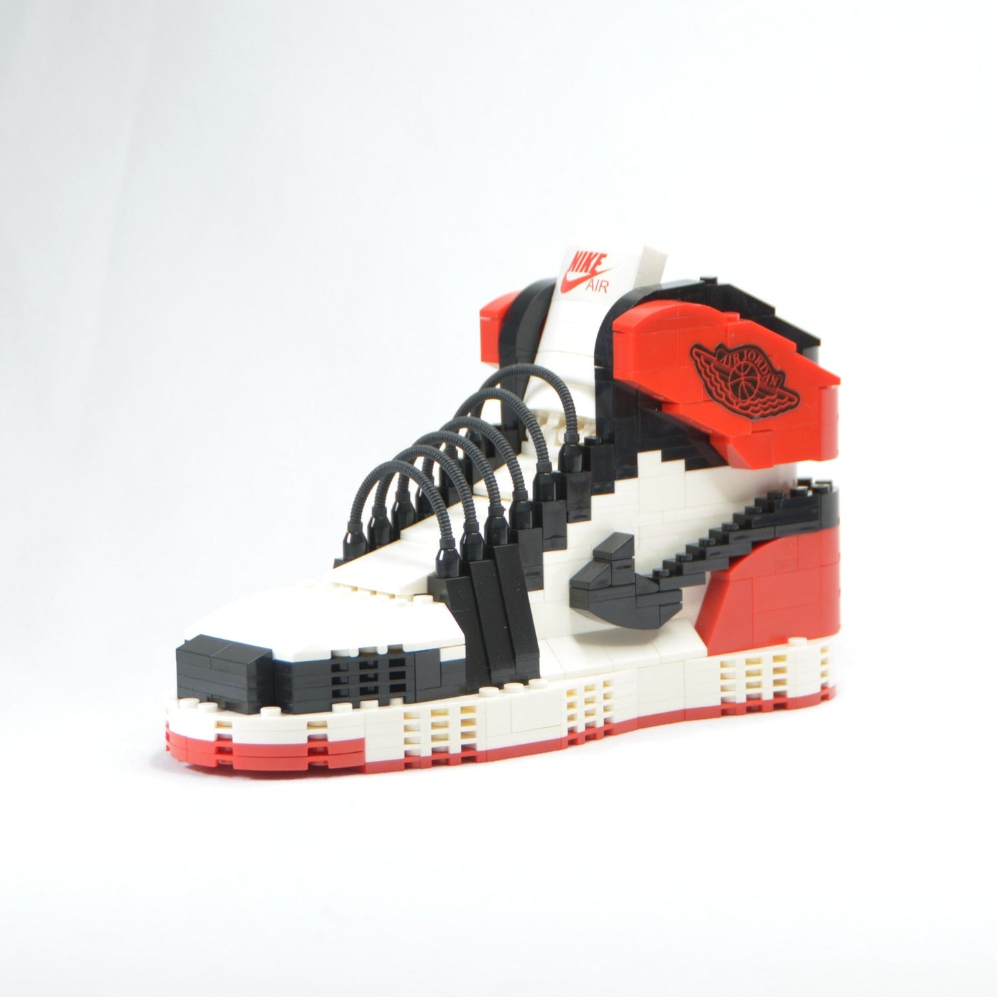 #sneaker bricks# - #hypebrickz# - #sneakergifts# #Custom Air Jordan 1 black toe LEGO Style