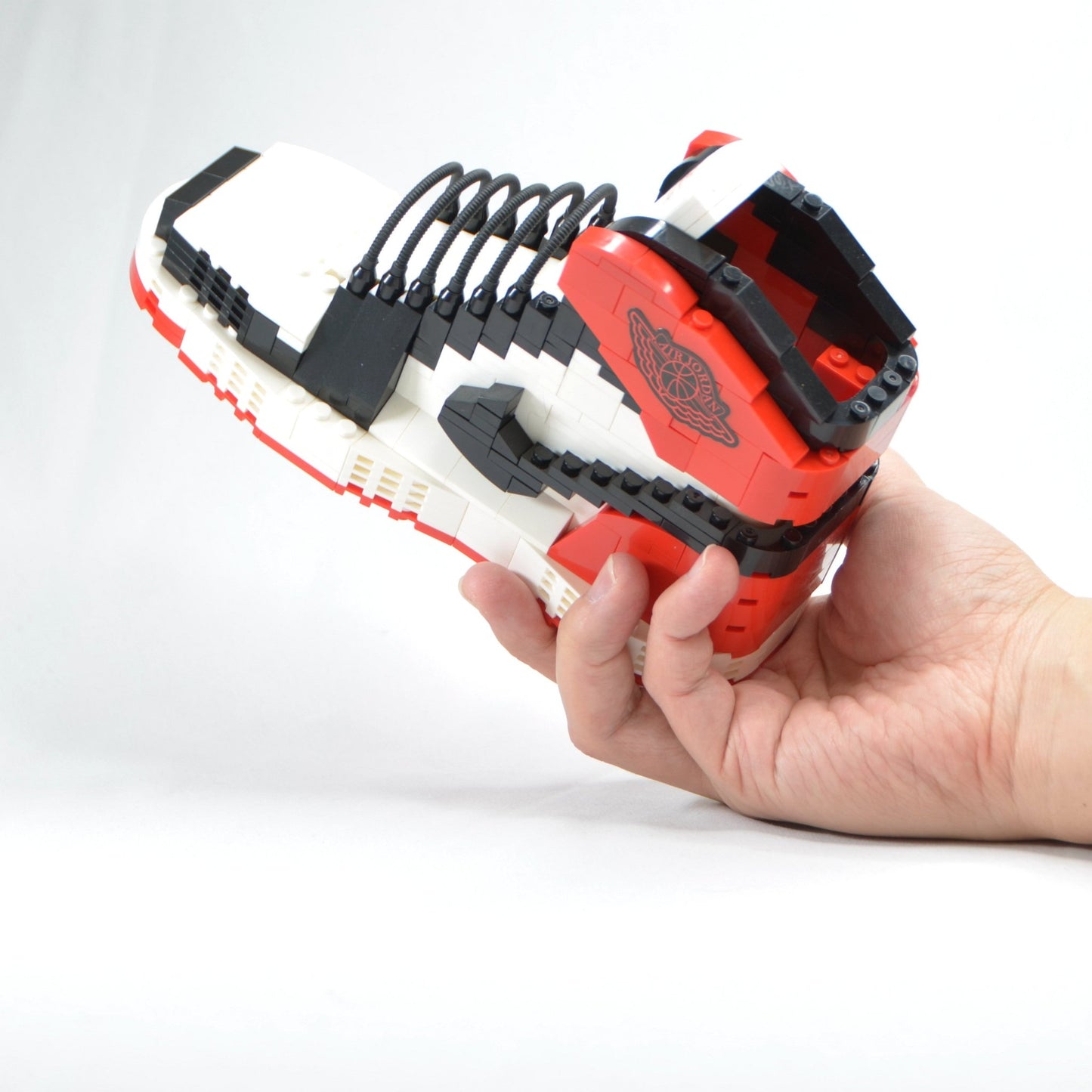 #sneaker bricks# - #hypebrickz# - #sneakergifts# #Custom Air Jordan 1 black toe LEGO Style