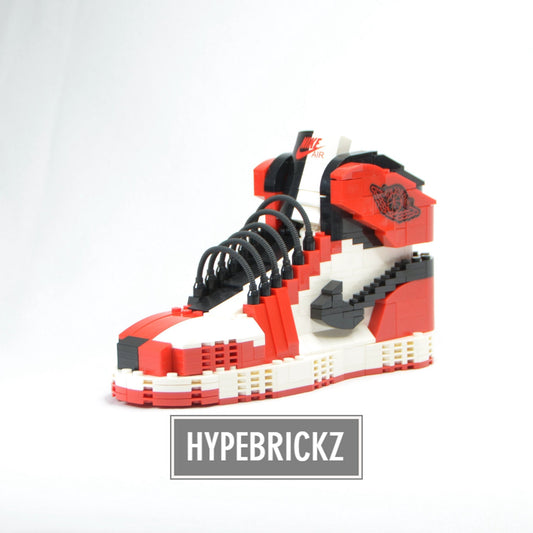#sneaker bricks# - #hypebrickz# - #sneakergifts# #Custom Air Jordan 1 Homage To Home LEGO Style