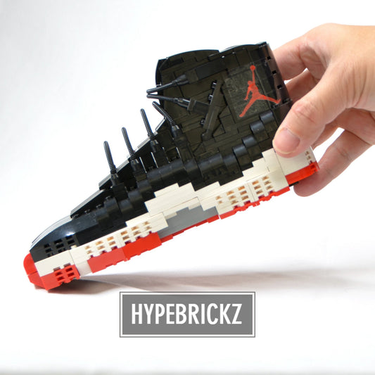 #sneaker bricks# - #hypebrickz# - #sneakergifts# #Custom Air Jordan 11 Bred Air Jordan 72-10 LEGO Style