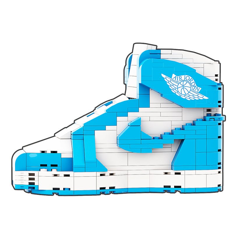 Regular AJ1 UNC Sneaker Bricks with Mini Figure | Hypebrickz – HYPEBRICKZ