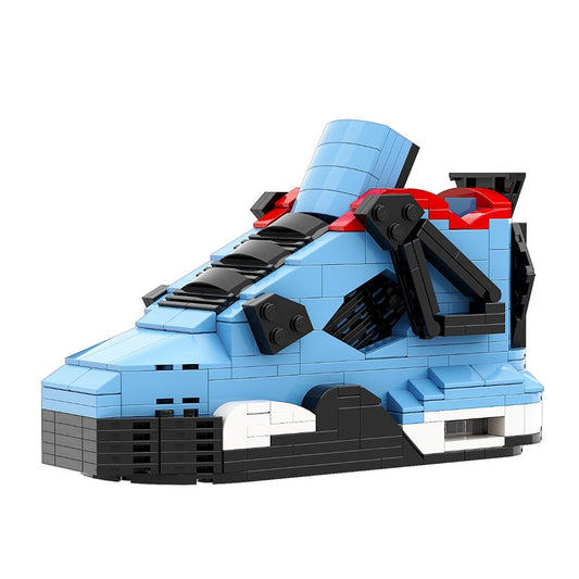 #sneaker bricks# - #hypebrickz# - #sneakergifts# - Custom Nike Air Jordan 4 Travis Scott Sneaker LEGO Style