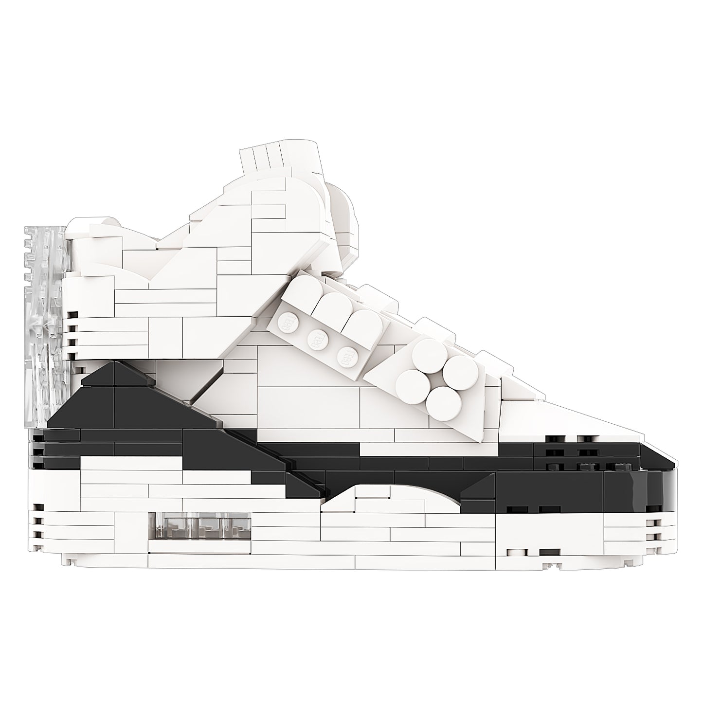 REGULAR AJ3 "Fragment" Sneaker Bricks Sneaker with Mini Figure