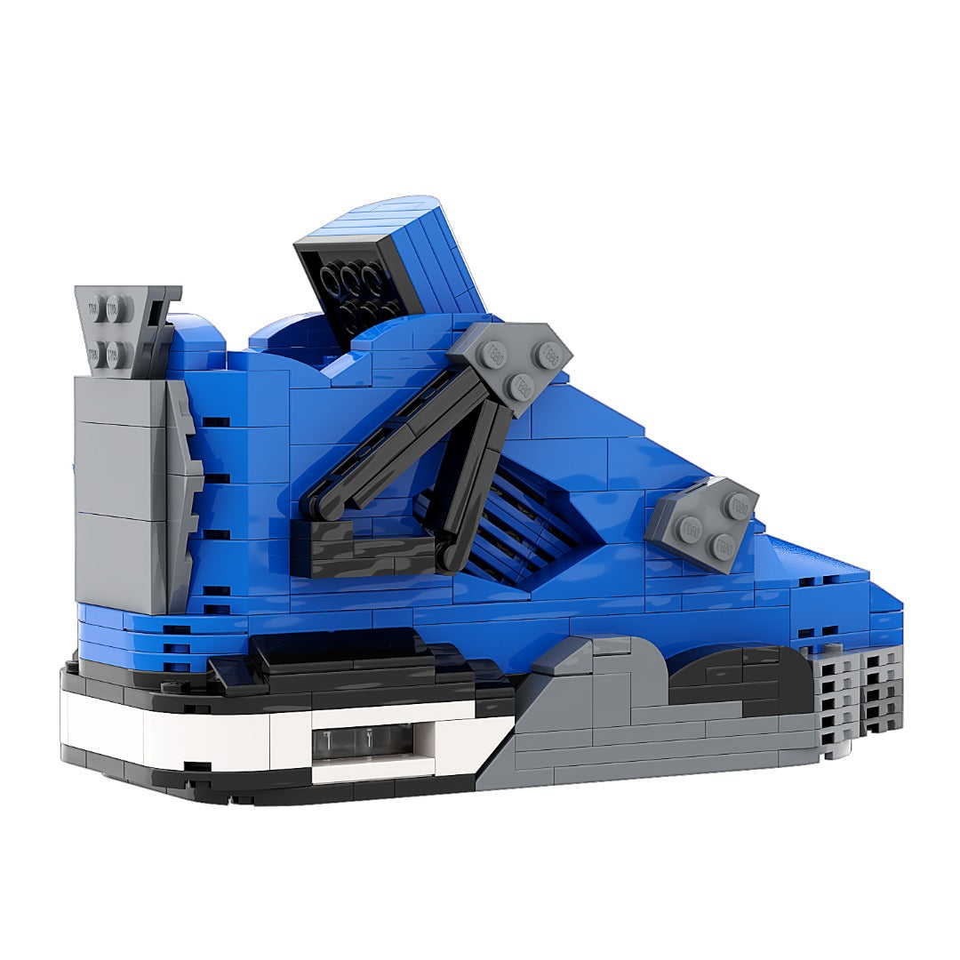 REGULAR AJ4 "Eminem" Sneaker Bricks Sneaker with Mini Figure