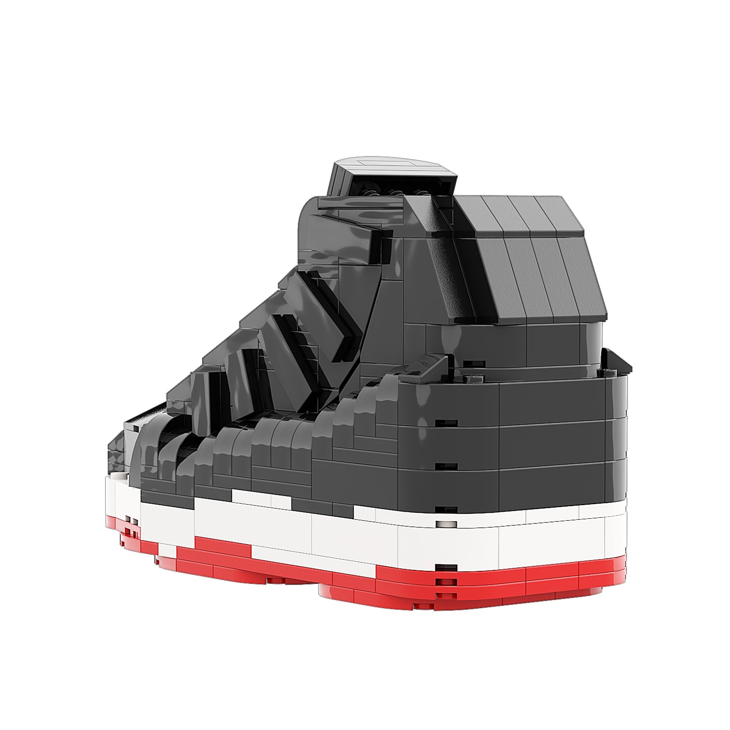 REGULAR AJ11 "Bred" Sneaker Bricks Sneaker with Mini Figure
