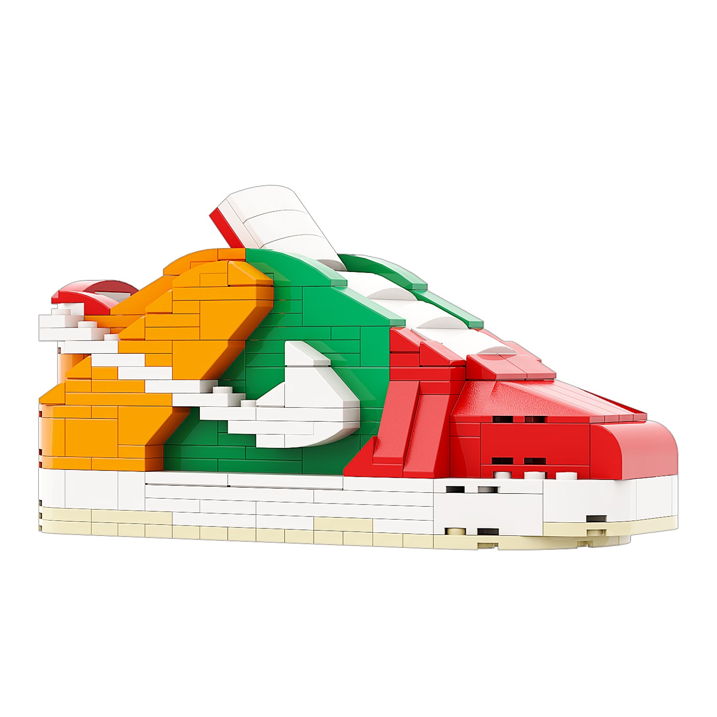 REGULAR  "SB Dunk Low 7-Eleven" Sneaker Bricks with Mini Figure