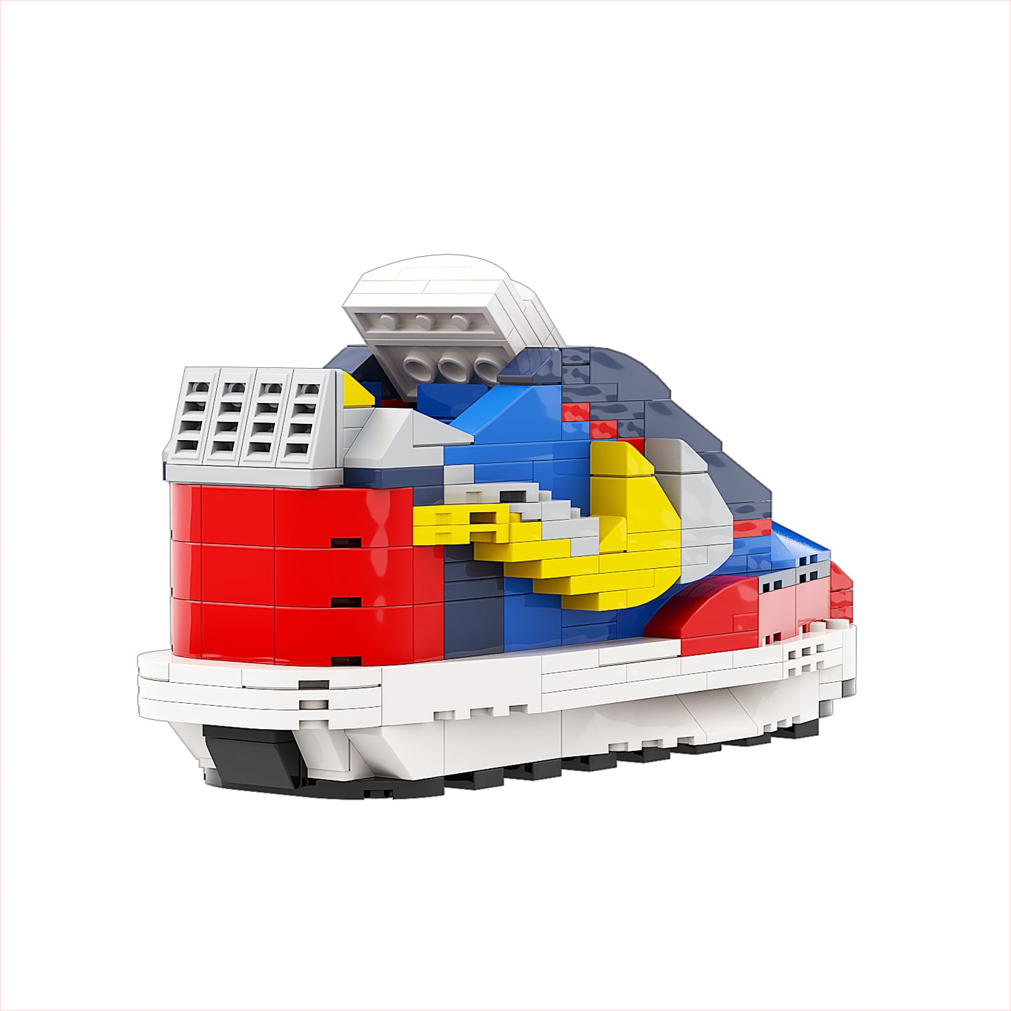 REGULAR "Sacai Waffle" Sneaker Bricks with Mini Figure