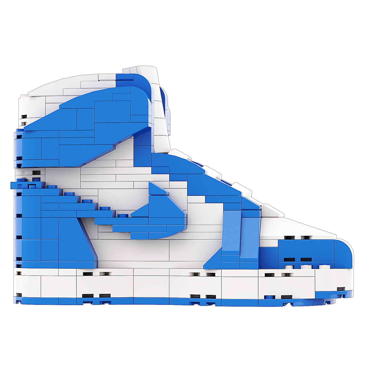 REGULAR "AJ1 UNC" Sneaker Bricks with Mini Figure