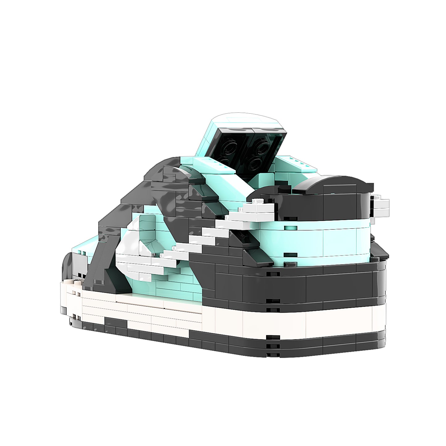 REGULAR SB Dunk "Diamond Low" Sneaker Bricks with Mini Figure