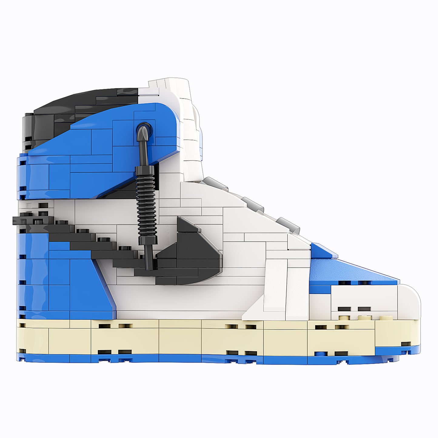 REGULAR "AJ1 TS x Fragment High" Sneaker Bricks with Mini Figure