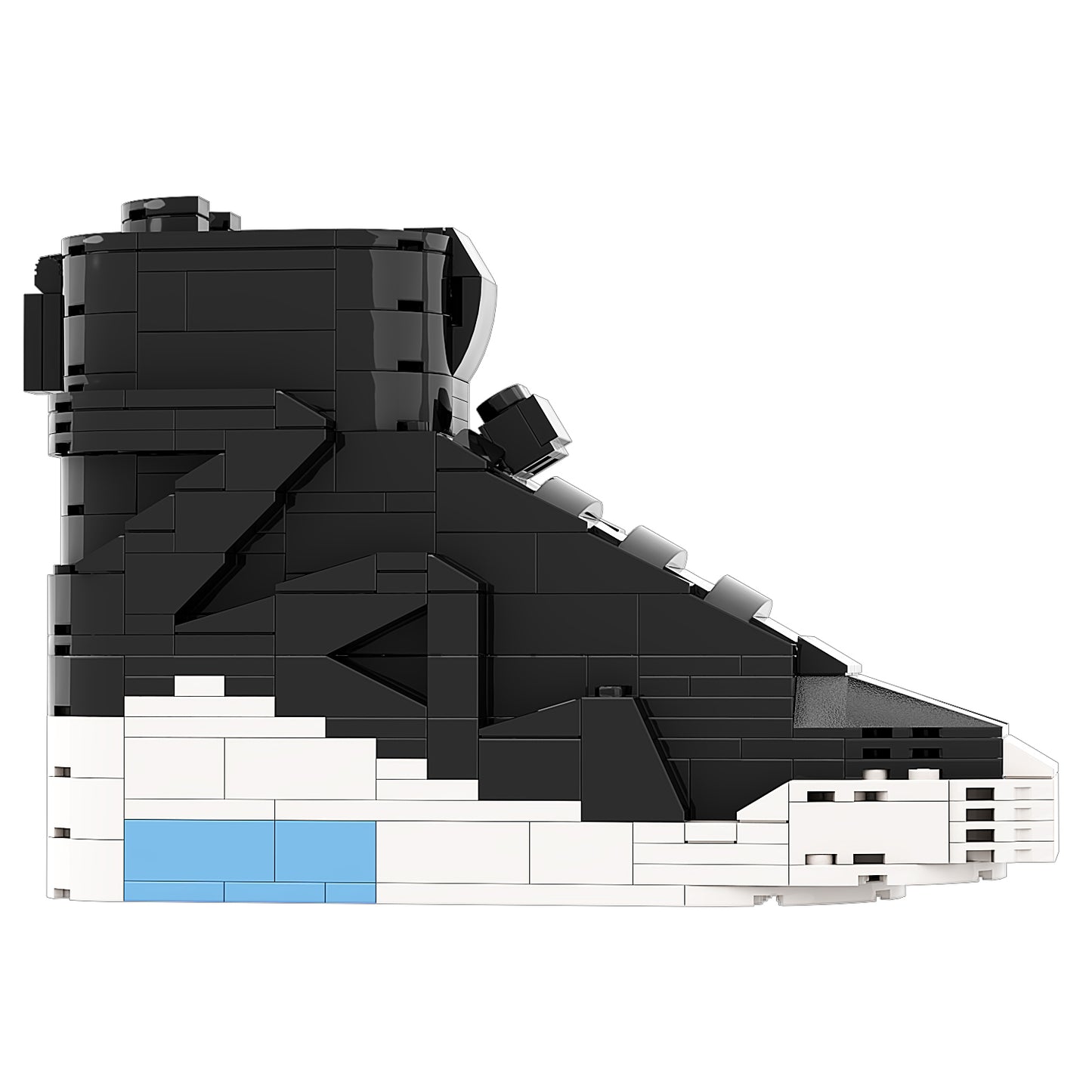 REGULAR "Air Fear of God Black" Sneaker Bricks with Mini Figure