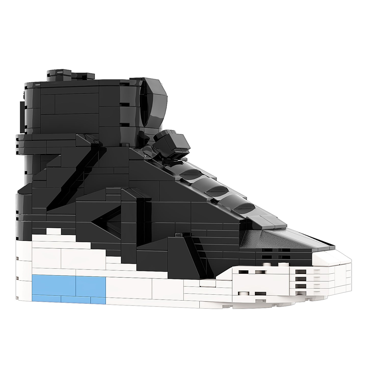 REGULAR "Air Fear of God Black" Sneaker Bricks with Mini Figure