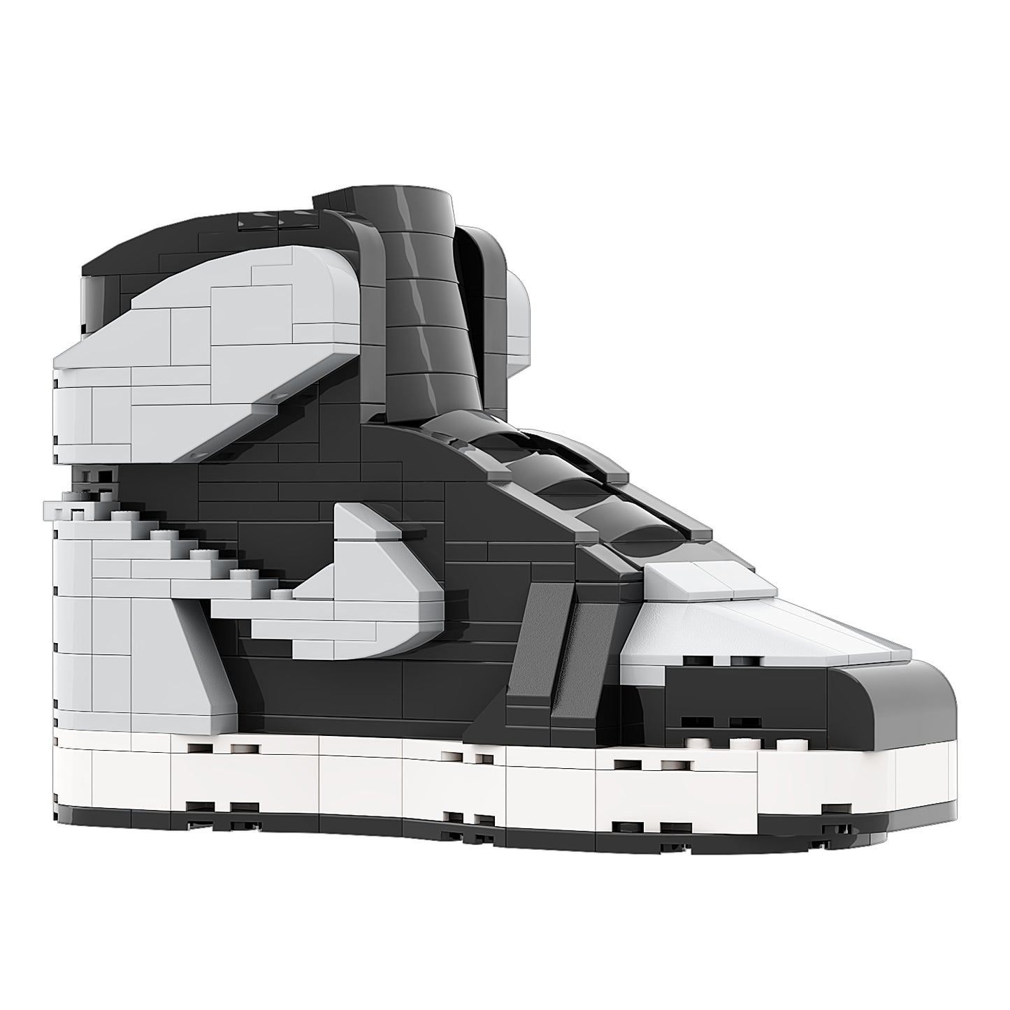 REGULAR "AJ1 Shadow" Sneaker Bricks with Mini Figure