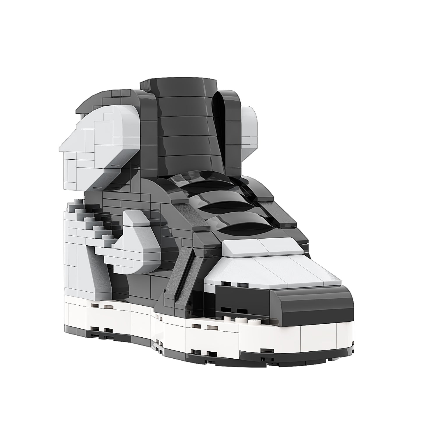 REGULAR "AJ1 Shadow" Sneaker Bricks with Mini Figure