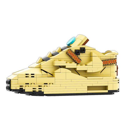 REGULAR Air Max 1 "Travis Scott Saturn Gold" Sneaker Bricks with Mini Figure