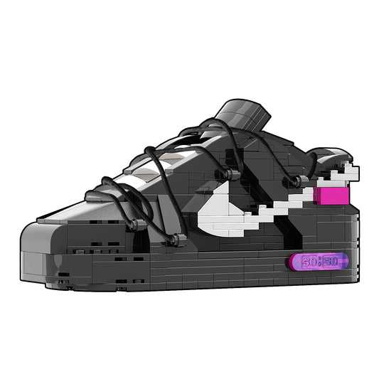 REGULAR SB Dunk "Off-White Lot 50" Sneaker Bricks with Mini Figure