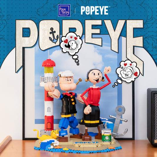 Popeye & Olive Characters Bricks Building Kit