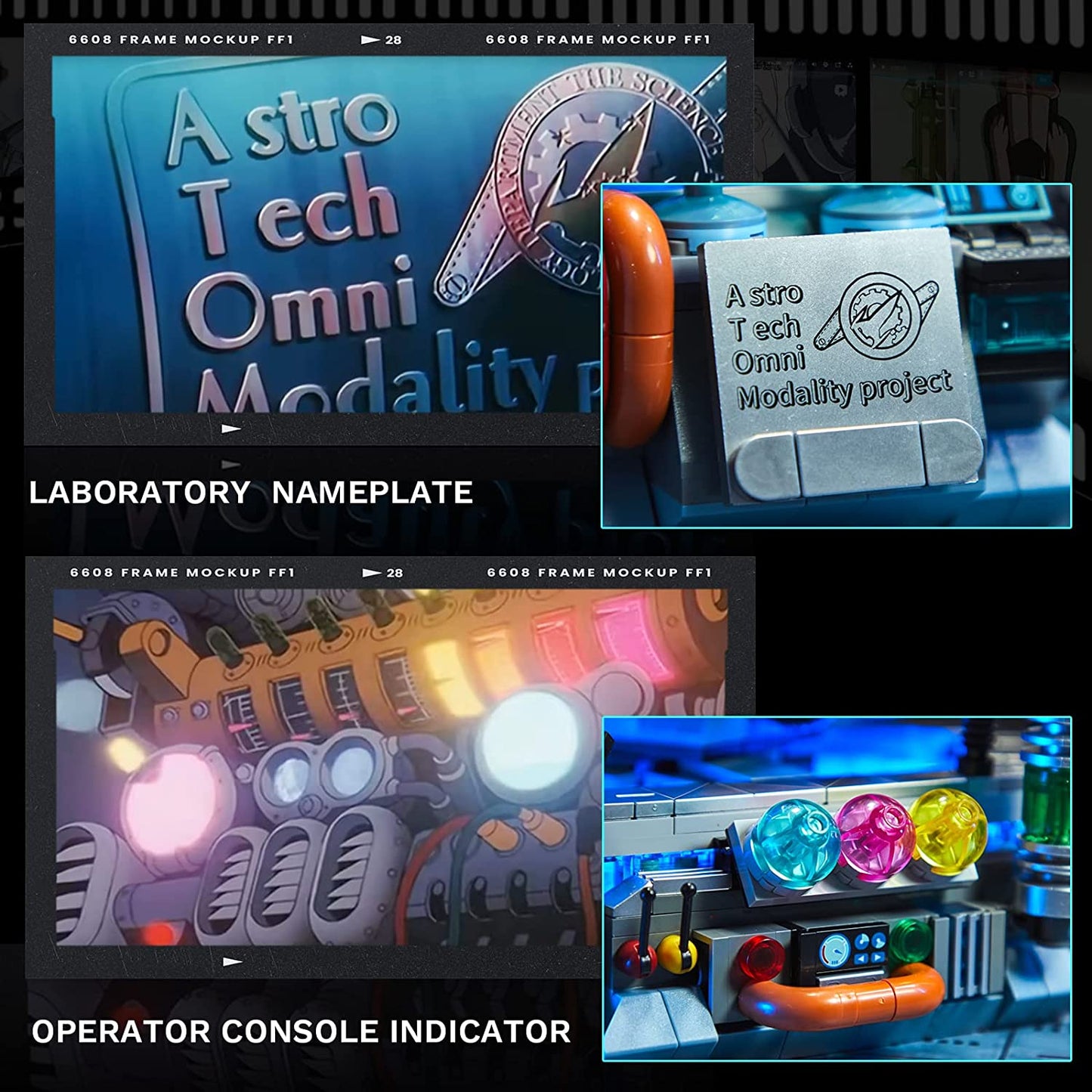 Astro Boy “Awakening Moment” Official Licensed Building Bricks Display Set
