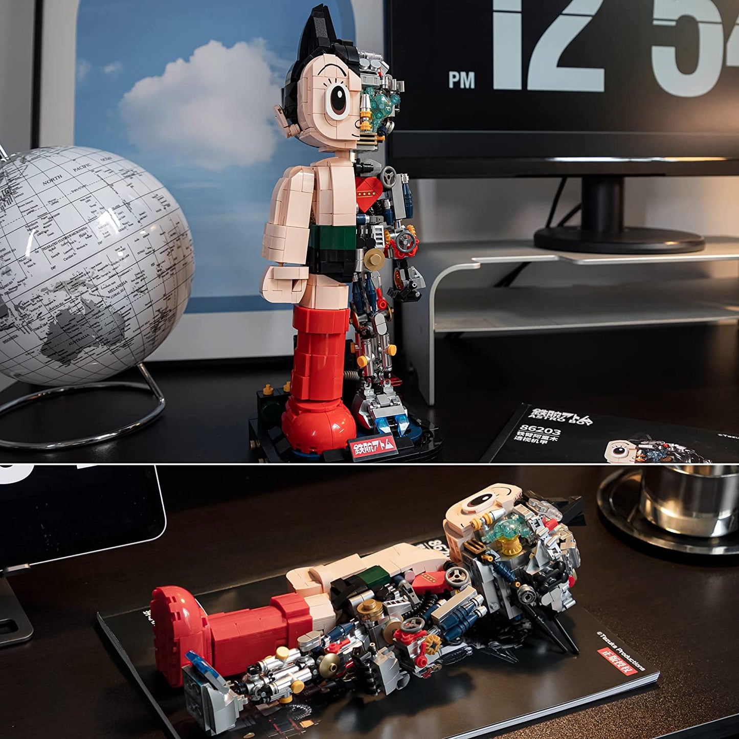 Astro Boy / Robot Brick Figure Display Set